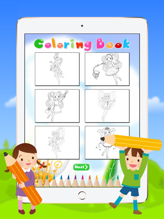 Screenshot #6 pour Fée et la Princesse Coloring Book for Kids Preschool Toddler