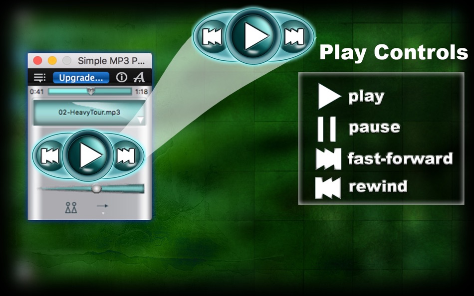 #5. Simple MP3 Player Lite for Mac OS X (macOS) Podle: Max Schlee