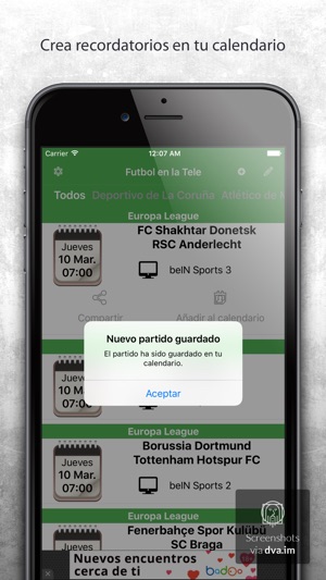 Futbol en la Tele(圖3)-速報App