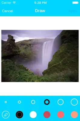 Game screenshot PicFrame - draw on photos and add text to photos with full photo editor hack