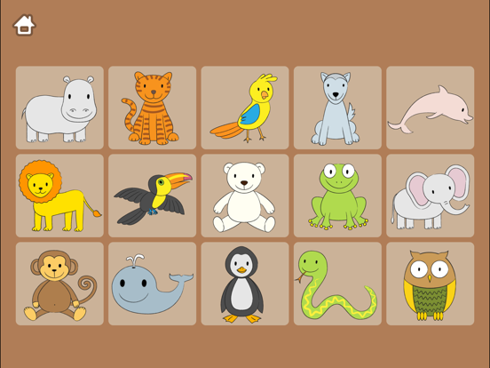 Wild Animals - Activity Book - Lite iPad screenshot