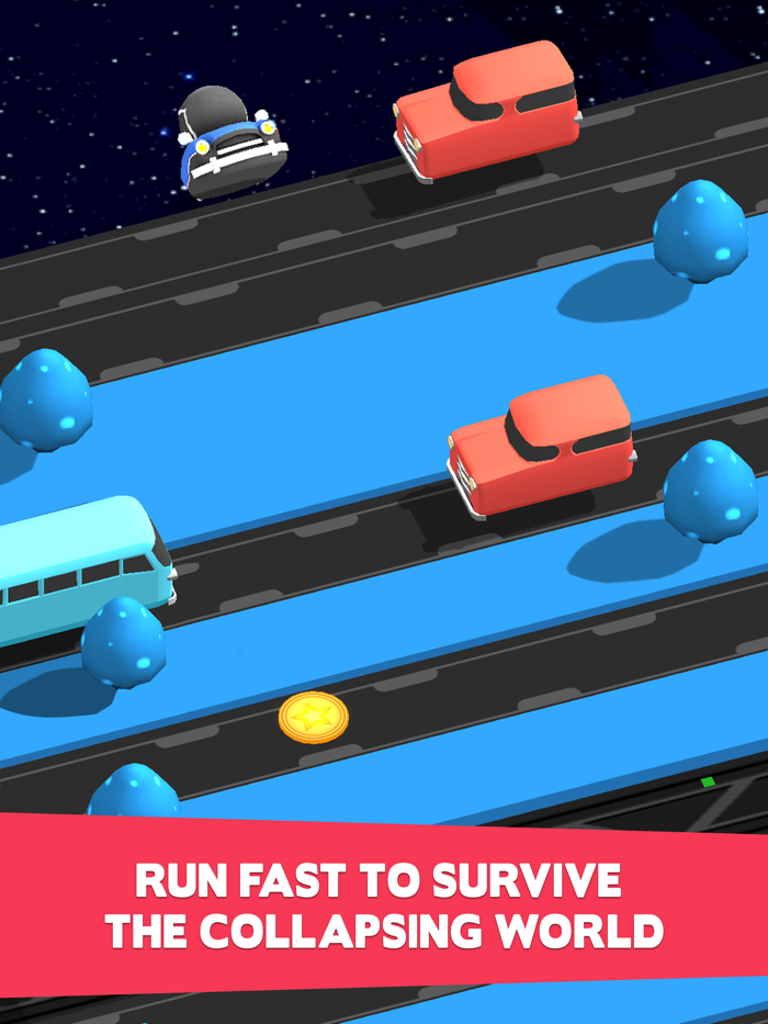 Bring Me Home-Endless Road Crossing with Hopper Hovercraft