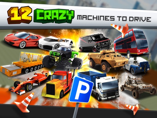 Ridiculous Parking Simulator Auto Race Spelletjes Gratis iPad app afbeelding 3