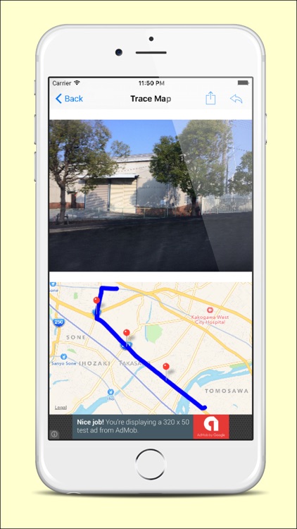 GPS Trace Album - Organize photos by GPS Map