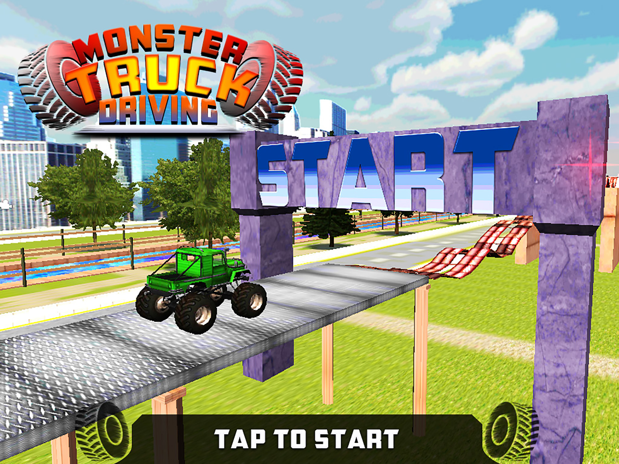 Monster Truck Driving : Extreme Tracks Climb Racing