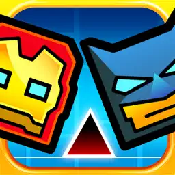 Justice Geometry Squad - Meltdown Heroes Dash app icon