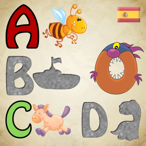 Spanish Alphabet Puzzles for Toddlers and Kids : First steps to learn Spanish ! iOS App
