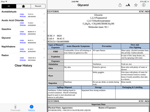 Screenshot #6 pour Chemical Safety Data Sheets - ICSC