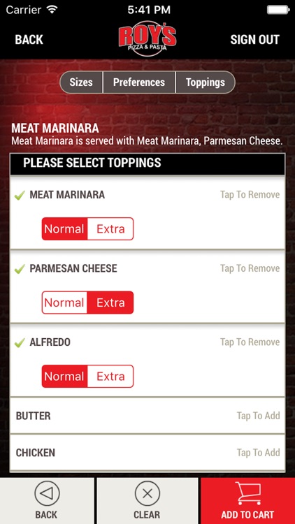 Roy’s Pizza & Pasta screenshot-3