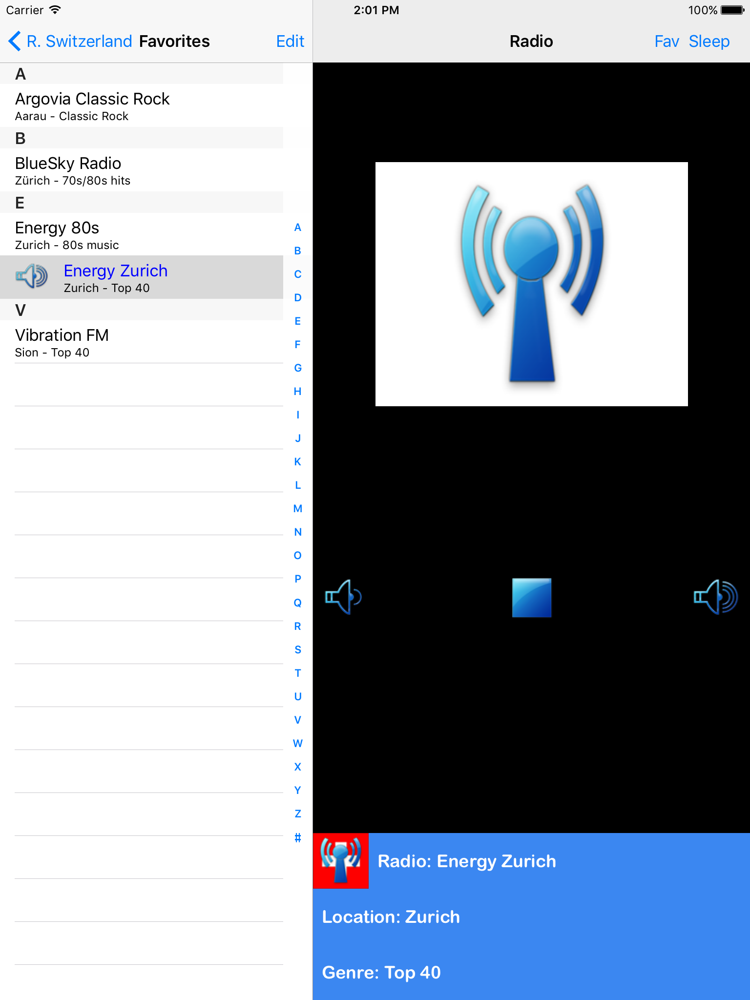 Radio Switzerland (Radio Suisse) screenshot 8