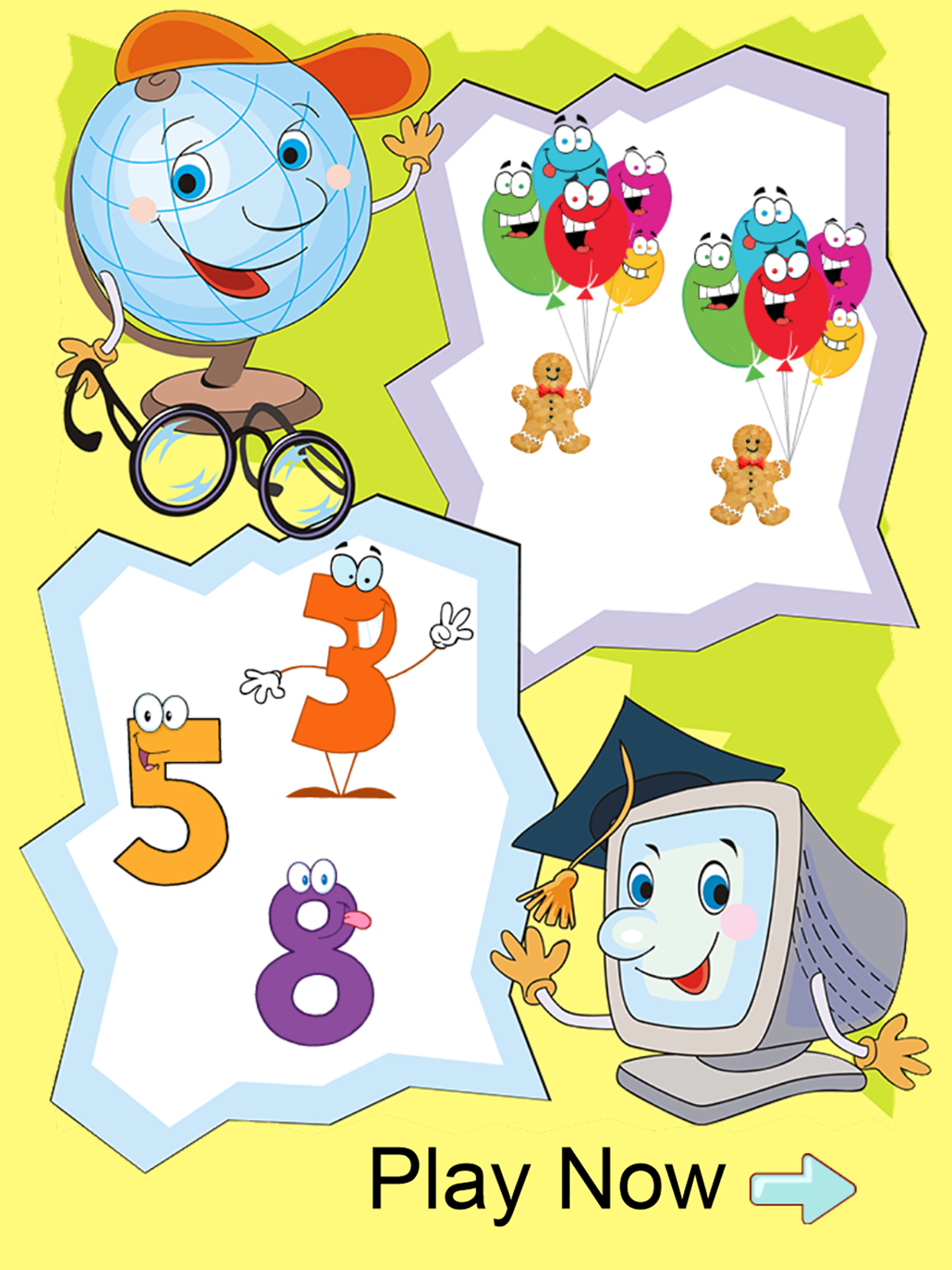 Counting Numbers 1-10 : Math Activities for Preschoolers & Kindergarten screenshot 4
