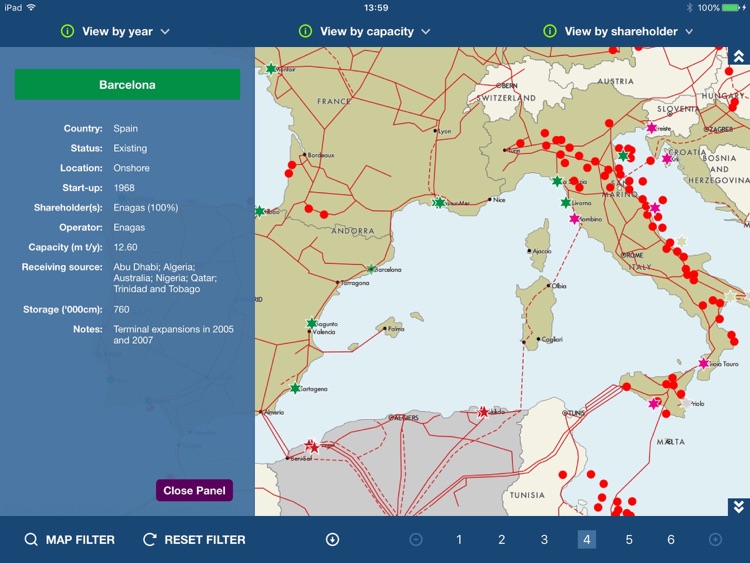 PE LNG Map