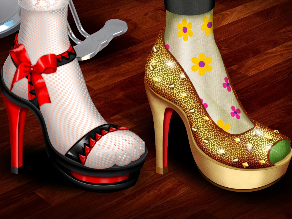 High heels Shoes Designer game for girls - FREE