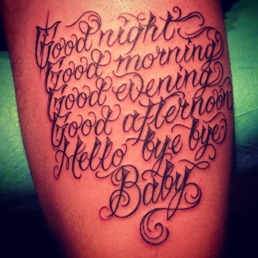 Tattoo Lettering - AppWisp.com