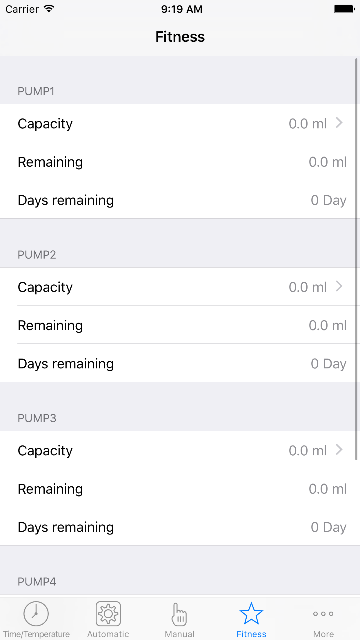 Kamoer dosing pump screenshot 3