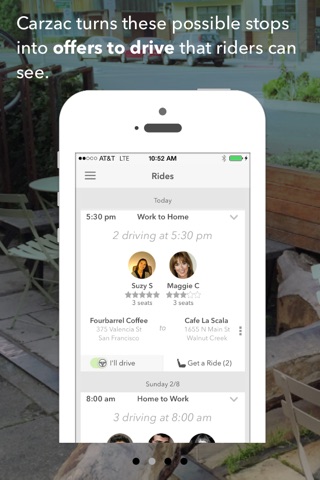 carzac - carpool made easy. screenshot 3