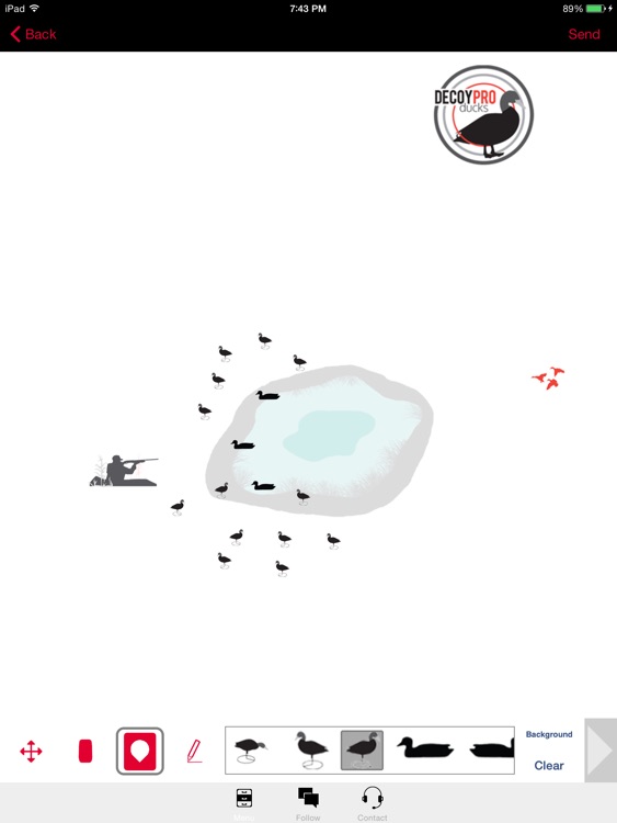 Duck Hunting Diagram Builder Duck Hunting Spreads