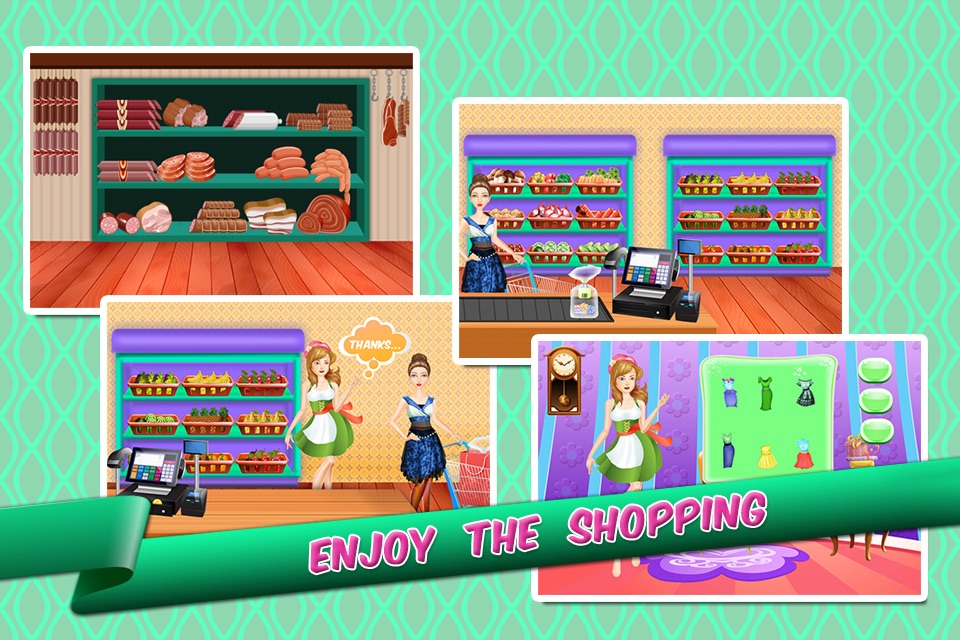 Supermarket Girl Shopping Games for Girls screenshot 2