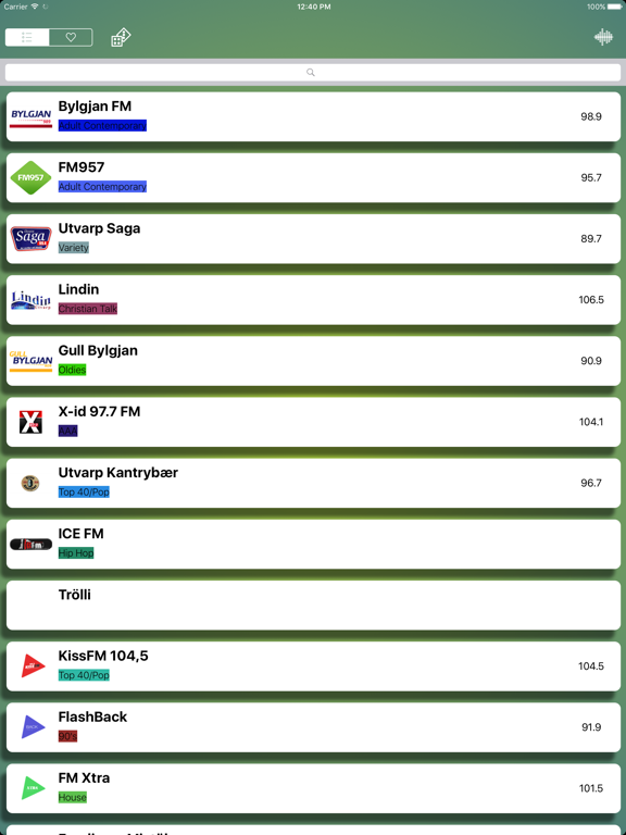 Screenshot #5 pour Iceland Radio Live Player (Ísland,Icelandic)