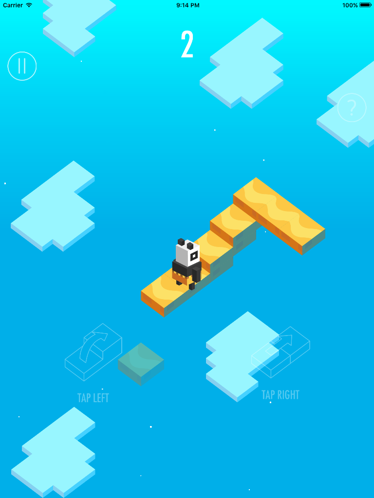 Blocky Panda - Don't Tap Wrong Tiles 3