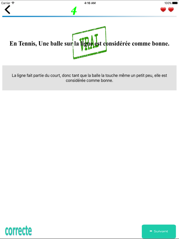 Screenshot #4 pour Sport vrai ou faux (sans internet)