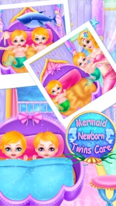 Mermaid Newborn Elas Twins Care screenshot #5 for iPhone