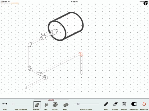 Isometric pipe design screenshot 3