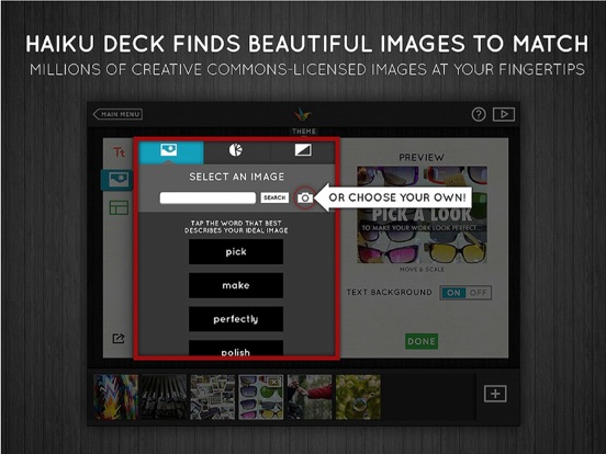 Haiku Deck iPad app afbeelding 2
