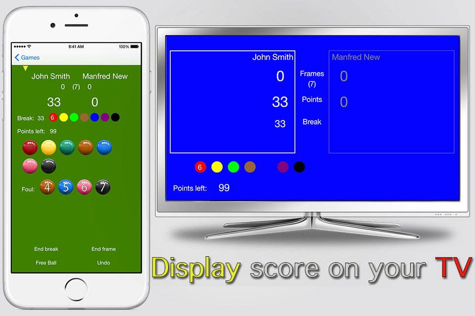 Snooker Scoreboard Pro screenshot 2