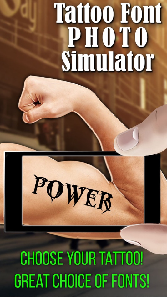 #3. Tattoo Font Photo Simulator (iOS) 由: Stepan Ivanov
