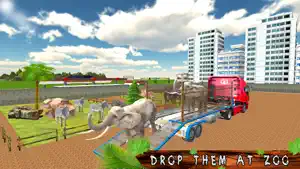 Transporter Truck Zoo Animals screenshot #3 for iPhone