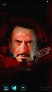 hud - heads up display iron man edition overlay hud over image iphone bildschirmfoto 2