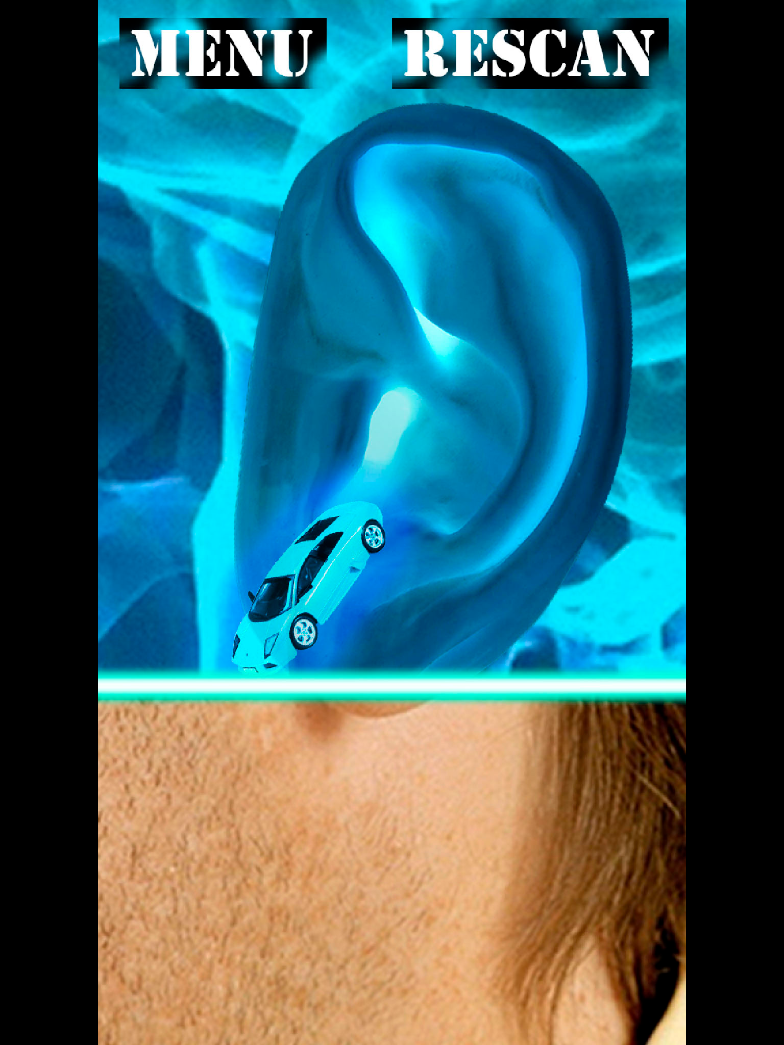 Xray Scanner Ear Prank