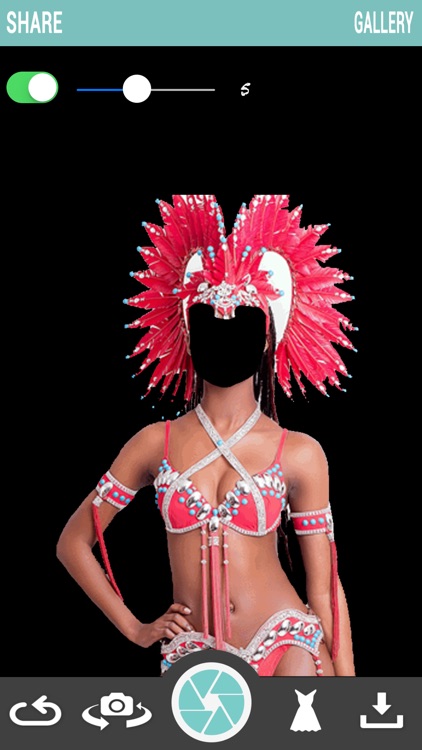 Woman Carnival Photo Montage