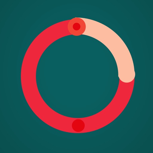 Circle On Rail - Tap and Hop Icon