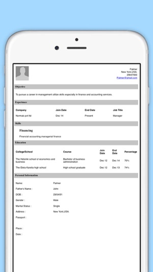 Easy Resume Builder(圖3)-速報App