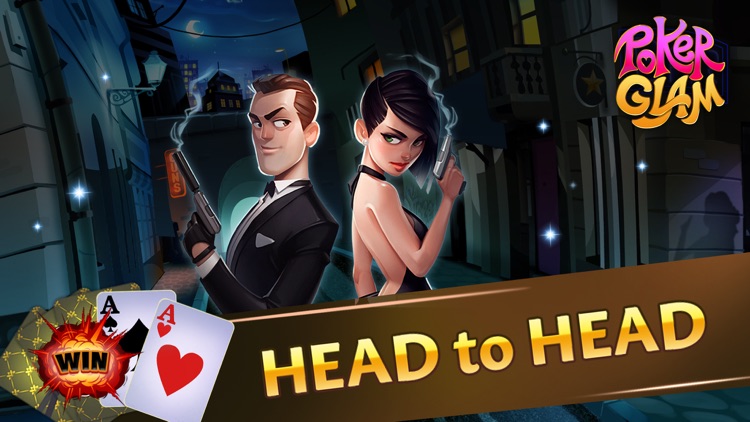 Poker Glam - the Best FREE head-2-head card game.