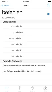 daily german verb iphone screenshot 2