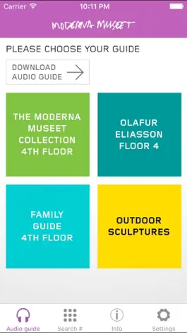 Game screenshot Moderna Museet audio guide mod apk