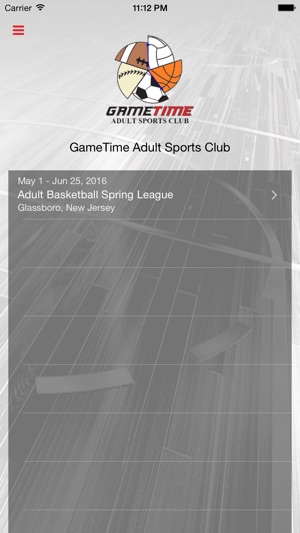 GameTime Adult Sports Club(圖1)-速報App