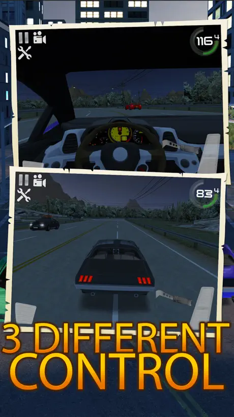 Night Traffic Car Driving Parking Career Simulator