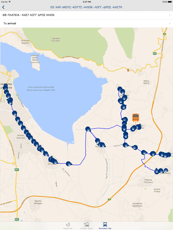 Screenshot #4 pour Ioannina City Bus