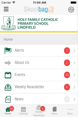 Holy Family Catholic Primary School Lindfield - Skoolbag screenshot 2