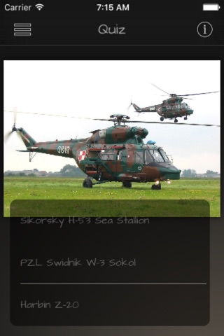 Military Helicopters Database screenshot 4