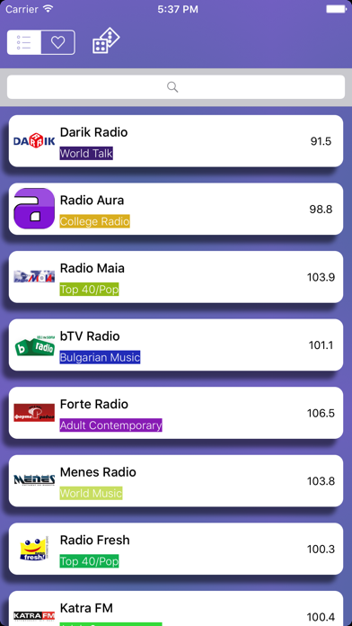 App screenshot