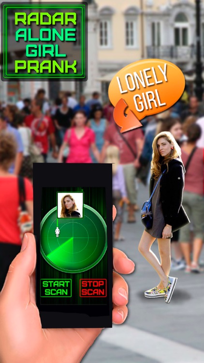 Radar Alone Girl Prank