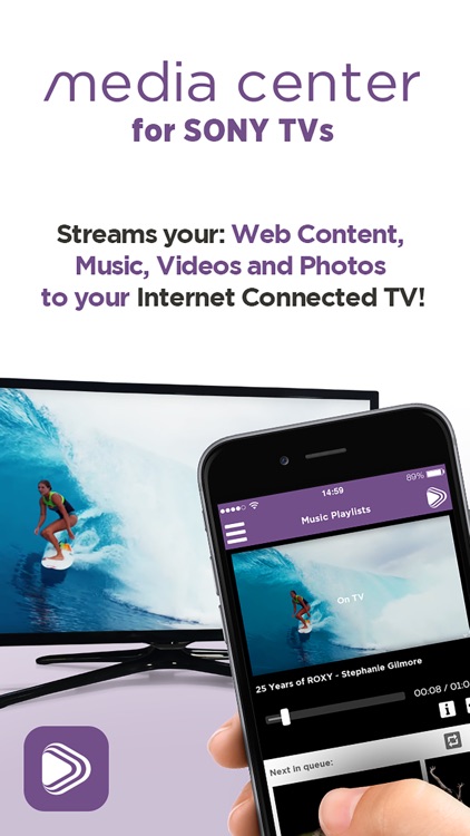 Media Center for Sony Bravia Smart TVs