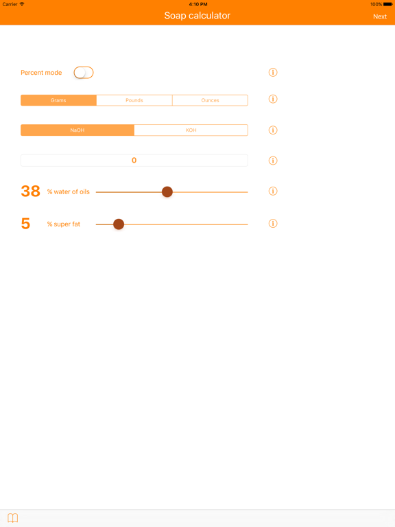 Screenshot #4 pour Soap calc PRO