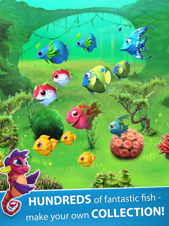 Screenshot #4 pour Fantastic Fishies HD - Votre aquarium personnel gratuit dans votre poche