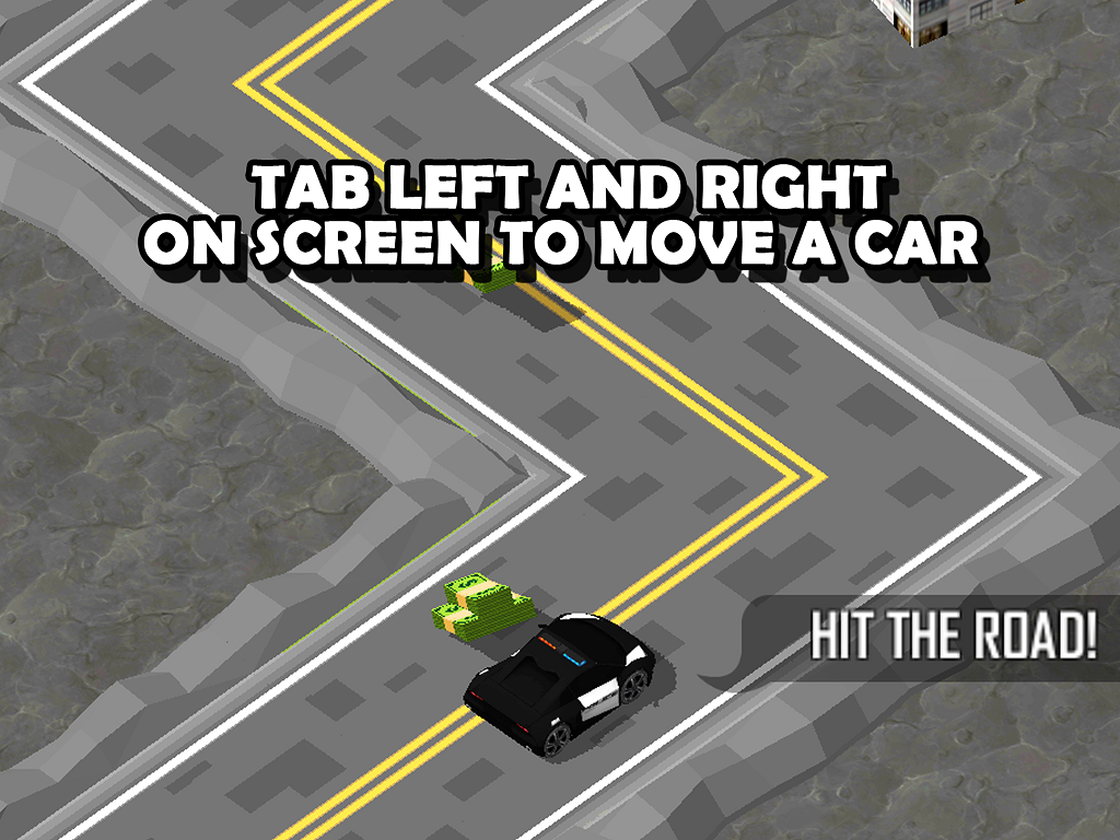 3D Zig-Zag  Car -  On The Run with Maze Road Racing Game screenshot 5